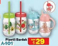 PİPETLİ BARDAK 370 ML PİPETLİ BARDAK 370 ML